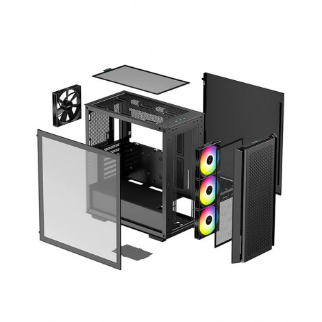 Deepcool | MID TOWER CASE | CG540 | Side window | Black | Mid-Tower | Power supply included No | ATX PS2 - 5